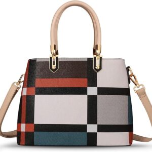 Tibes Top-Handle Handbags for Women Ladies Satchel Purse